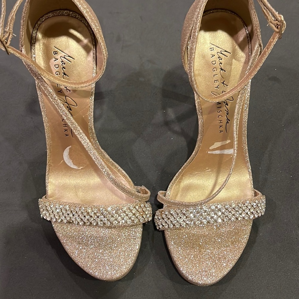 Marc and James Bradley Mishka sparkle heels